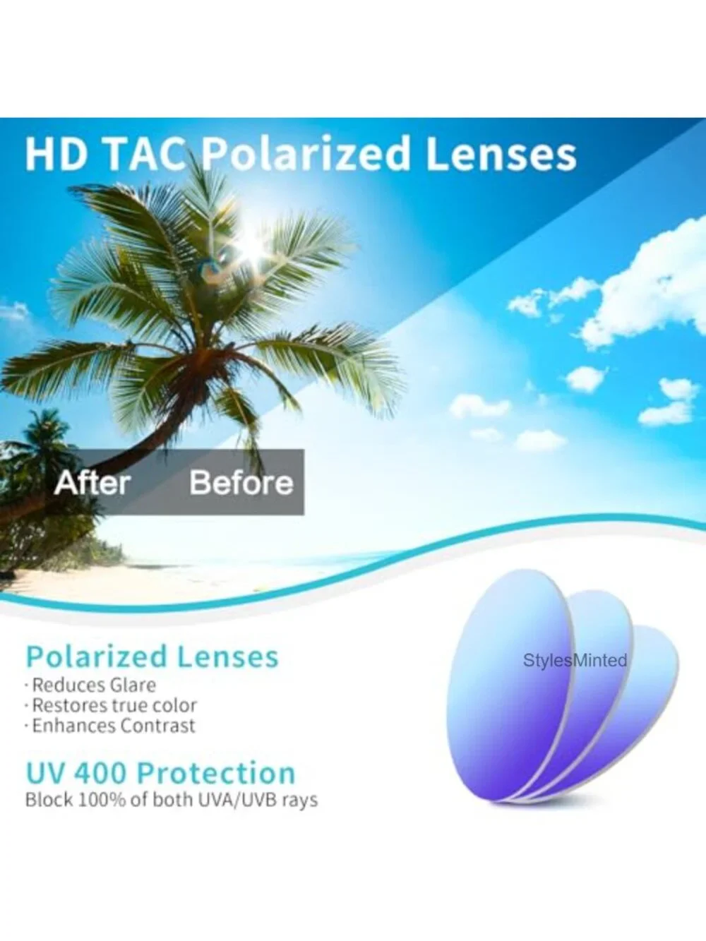 TAC Polarized UV400 Protection Kids Sunglasses